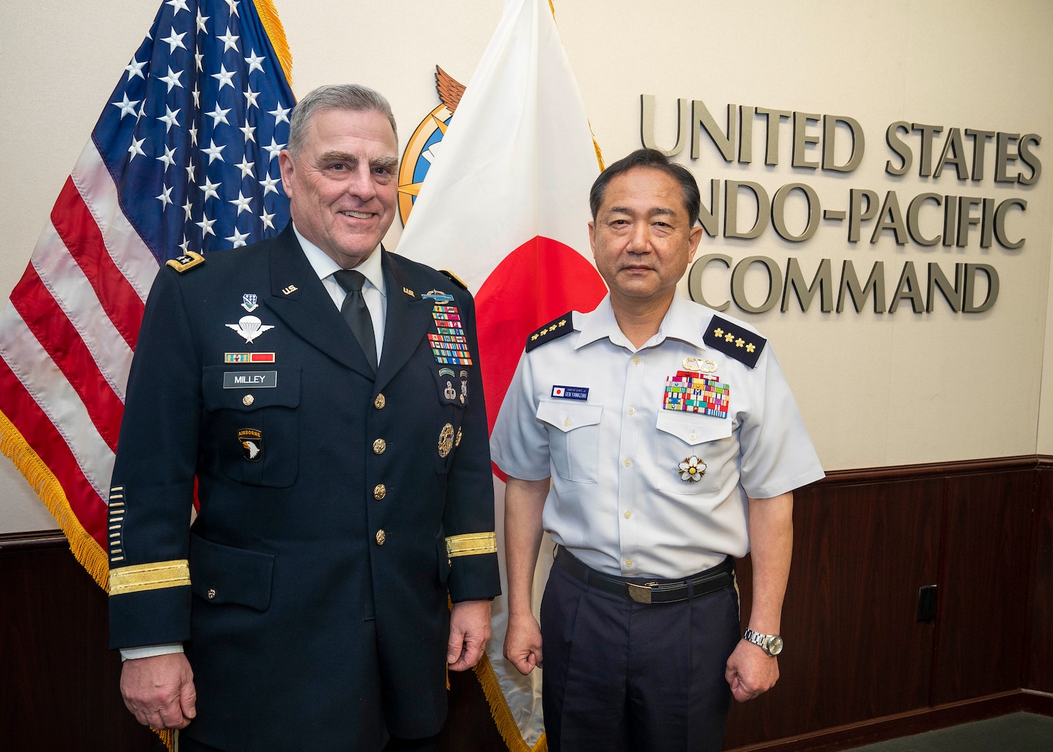Readout of Chairman of the Joint Chiefs of Staff Gen. Mark A. Milley’s Meeting with Japan Chief of Staff, Joint Staff Gen. Koji Yamazaki