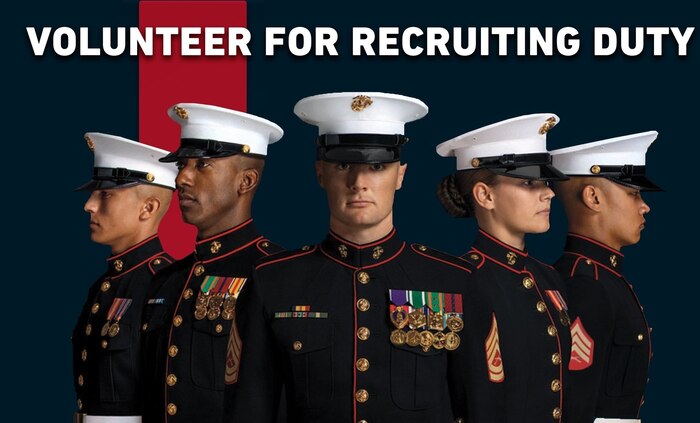 This photo illustration poster is designed to inform and grab attention prospective recruiting volunteers.