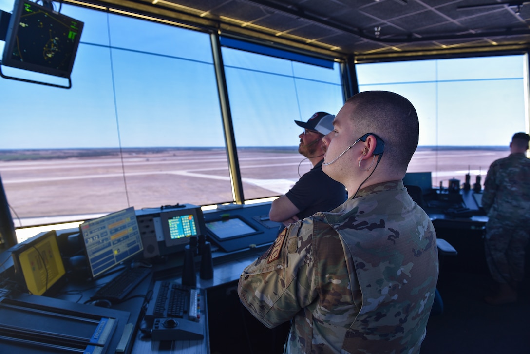80th OSS ATC controlling the skies