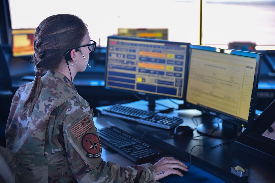 80th OSS ATC controlling the skies