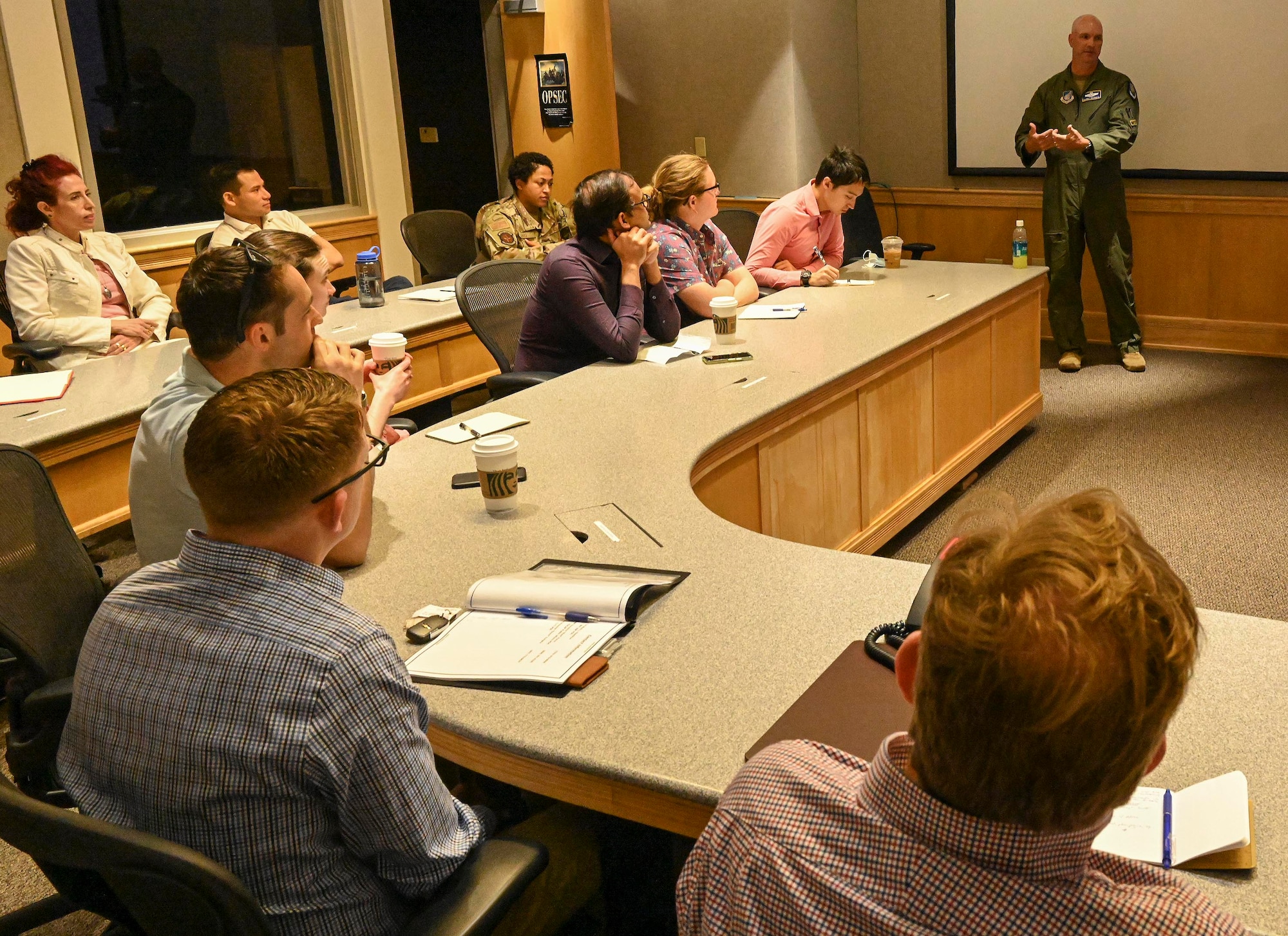 PACAF engages with Graduate students for Security Studies Program