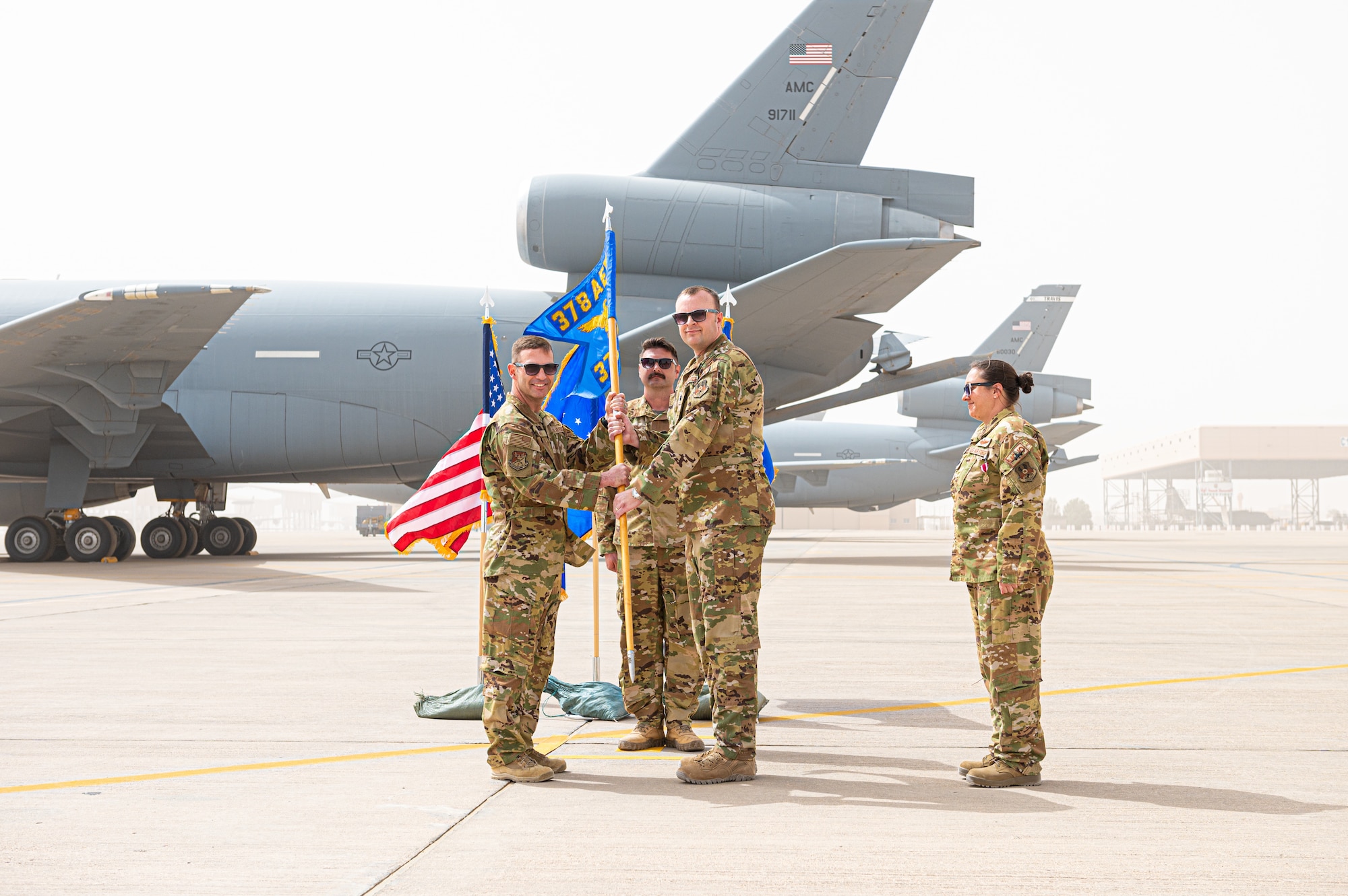 KC-10 squadron receive new commander at Prince Sultan