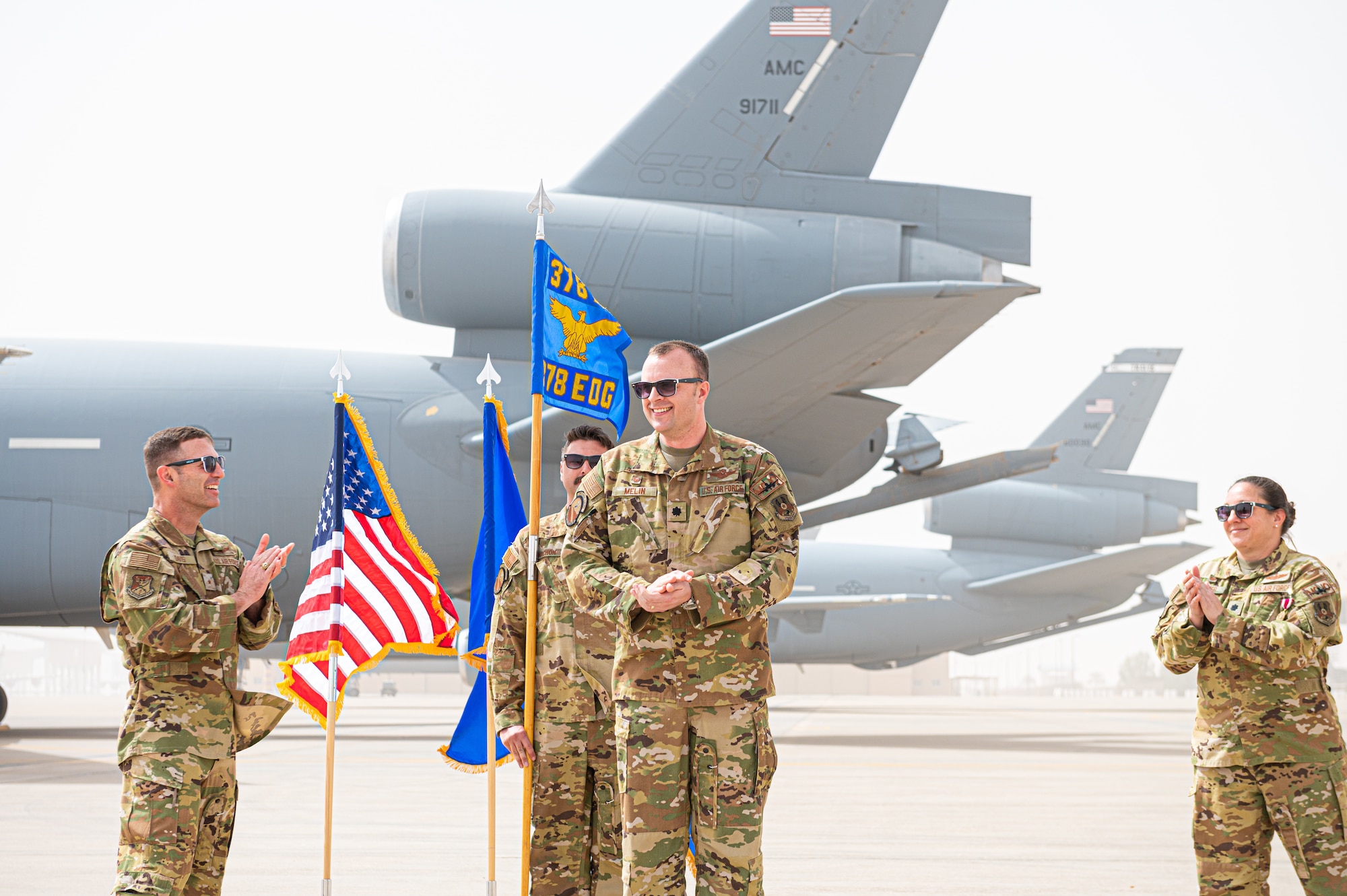KC-10 squadron receive new commander at Prince Sultan
