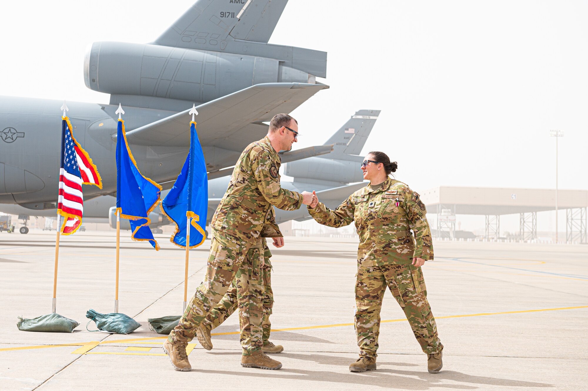 KC-10 squadron receive new commander at Prince Sultan