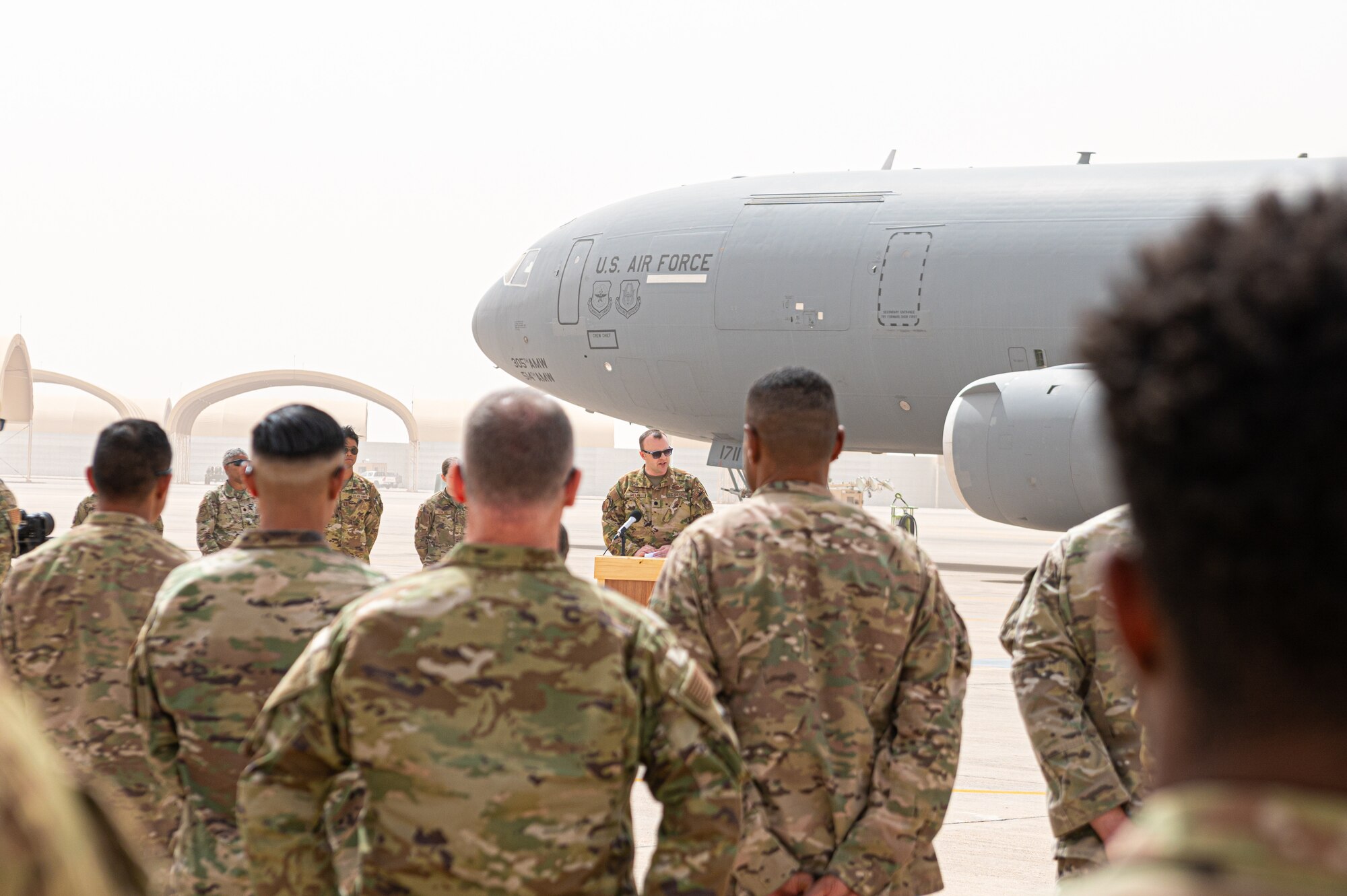 KC-10 squadron receive new commander at Prince Sultan