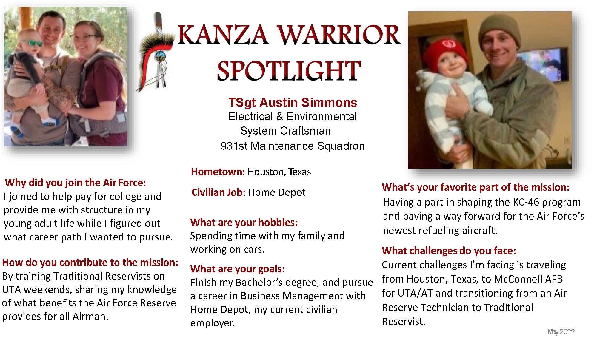 KANZA Warrior Spotlight May 2022