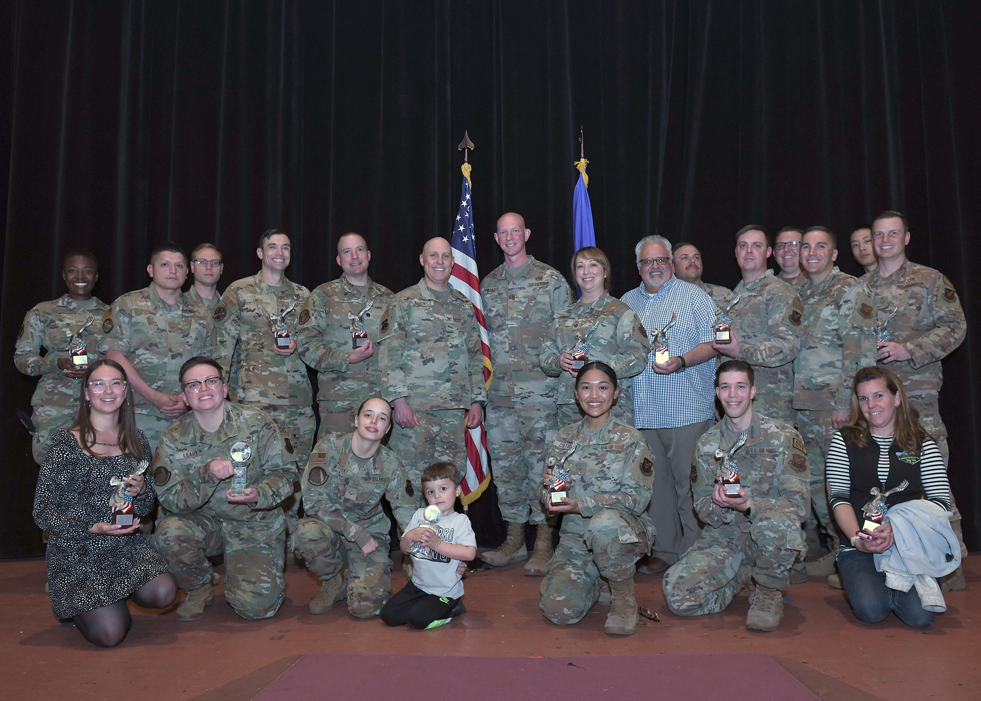 group photo of award winners