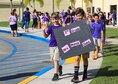 NAVAL BASE GUAM (April 20, 2022) – Students and staff from McCool Elementary/Middle School participated in the Purple-Up Parade onboard U.S. Naval Base Guam (NBG) April 19. The parade was held in honor of military children and in recognition of the Month of the Military Child.