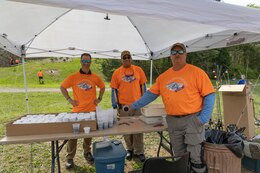 Soldiers volunteer at fishing derby