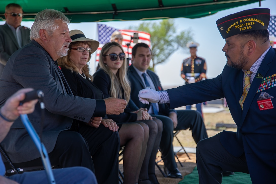 Gone but not Forgotten; A Pearl Harbor Marine Laid to Rest in Perryton Texas