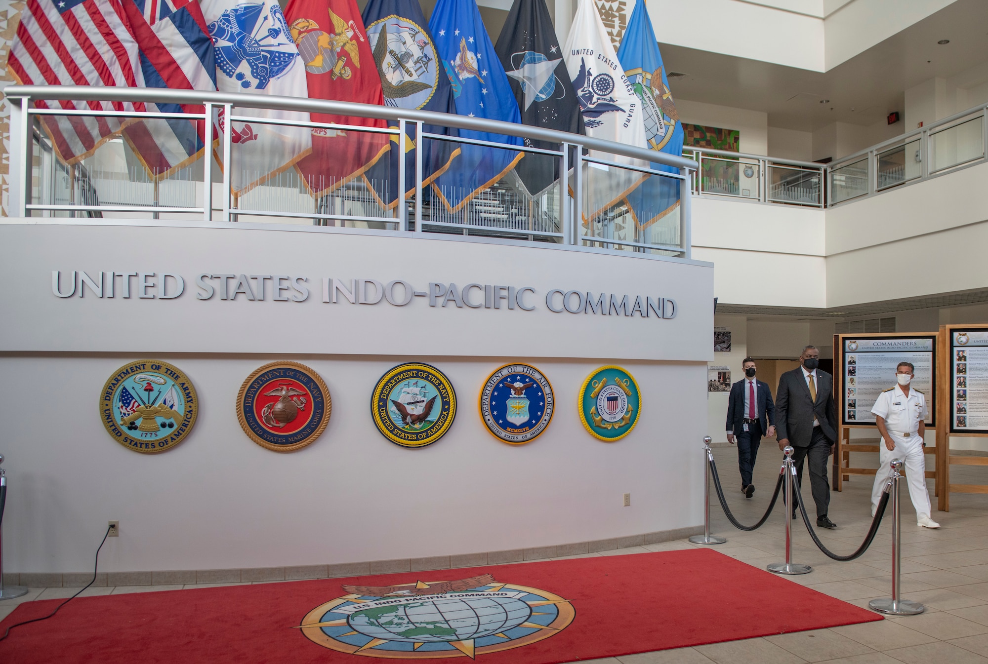 Secretary of Defense Lloyd J. Austin III visits U.S. Pacific Command, in Honolulu, Hawaii, May 1, 2021. (DoD photo by U.S. Air Force Staff Sgt. Brittany A. Chase)