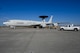 An E-3 Sentry aircraft sits parked