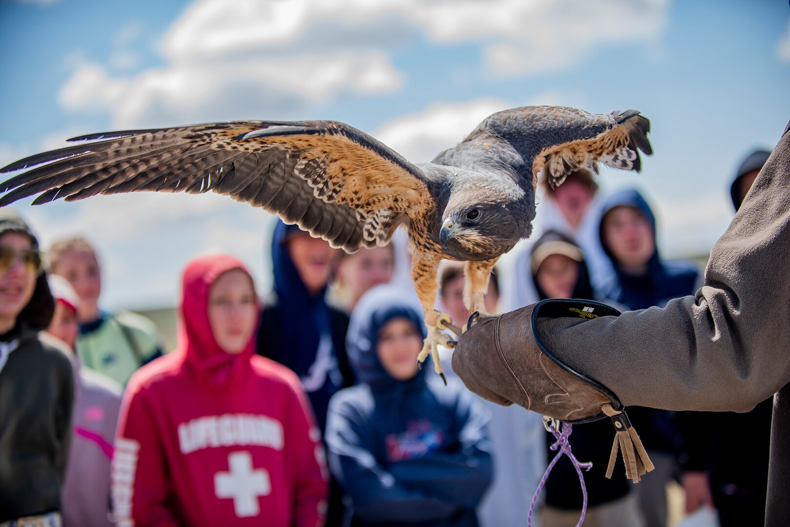 More than 180 seventh graders experienced science through a hands-on field trip at the Morley Nelson Snake River Birds of Prey National Conservation Area at the Idaho National Guard’s Orchard Combat Training Center April 28-29, 2022. The NCA is home to the largest and most diverse population of breeding raptors in North America and one of the only places where military training, extensive research, public land use and livestock coexist on the same land.