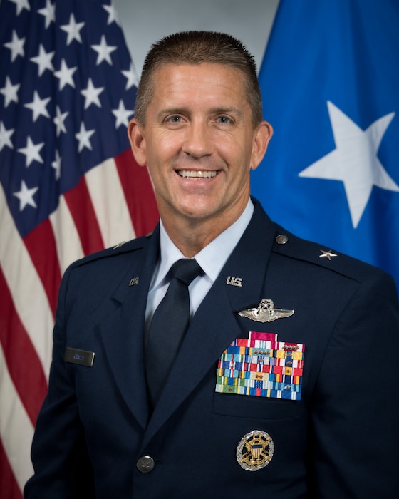 This is the official portrait of Brig. Gen. Michael T. Rawls.