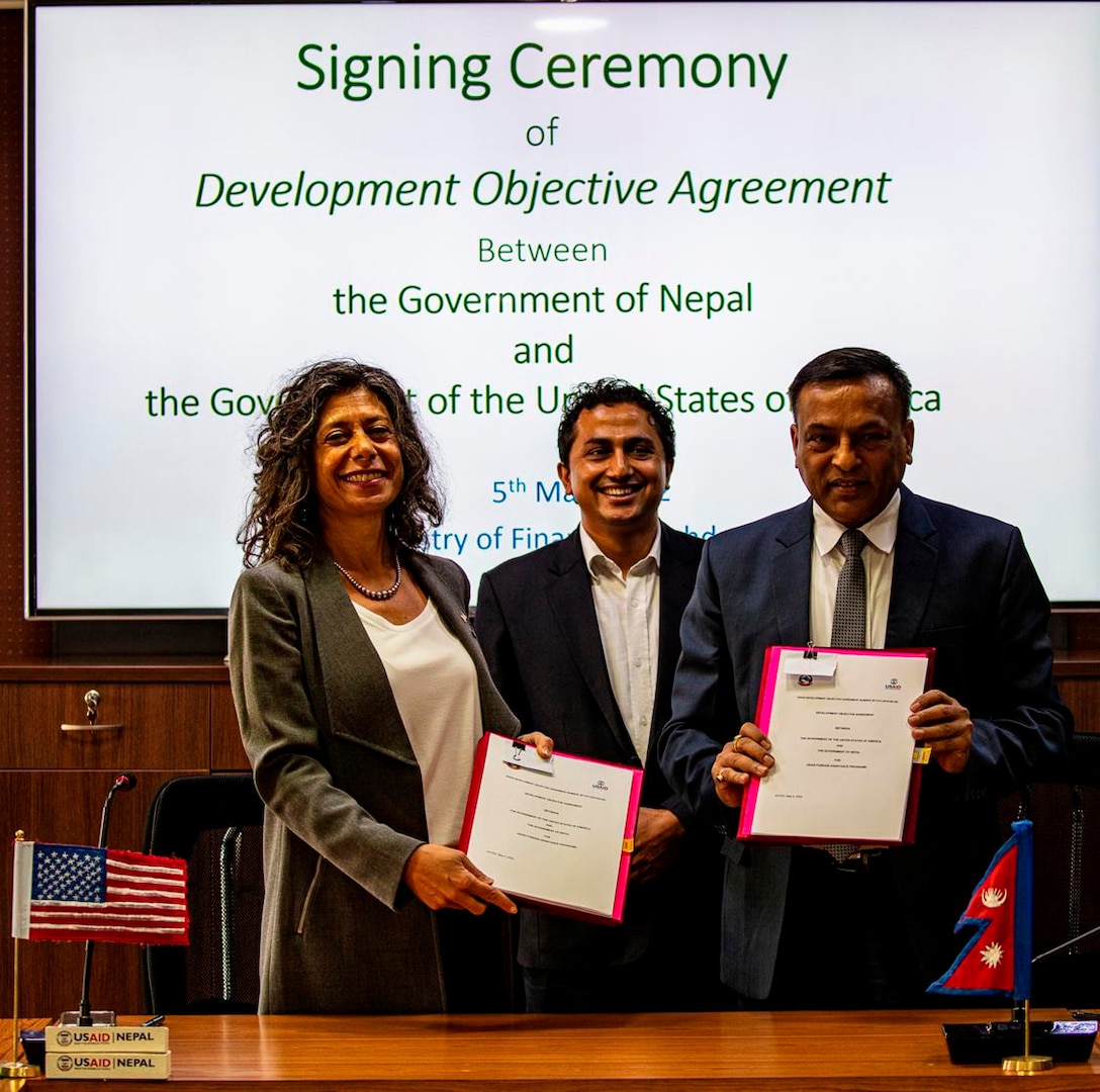 Nepal and the U.S. Sign New 5-Year development Assistance Agreement