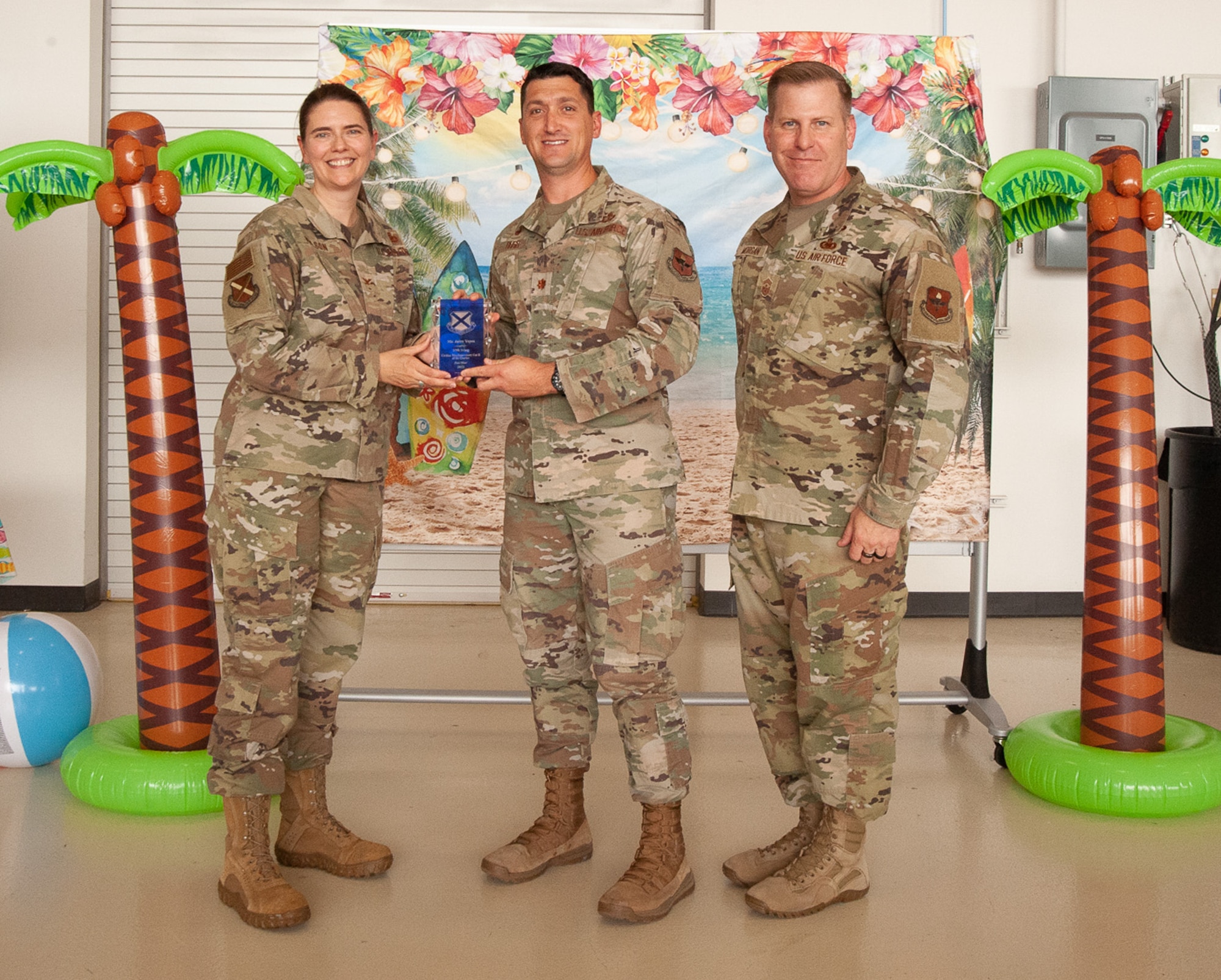 award winners at ceremony