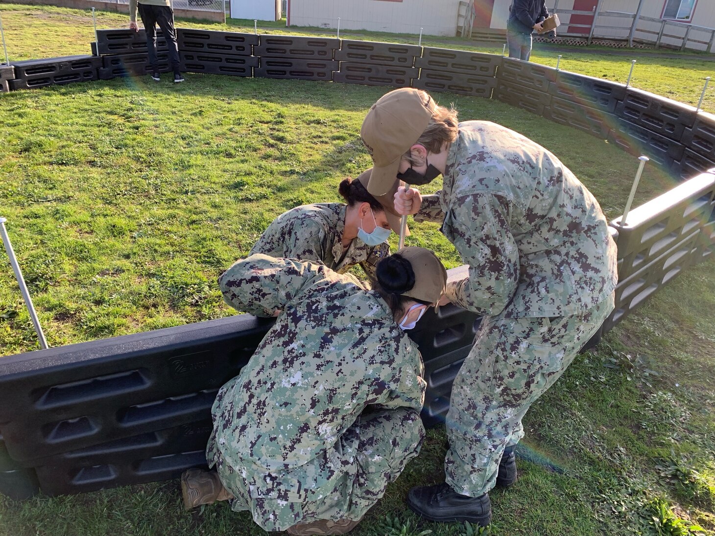 USS Michigan Sailors Lend Helping Hands at West Hills STEM Academy