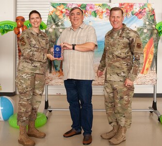 award winners at ceremony