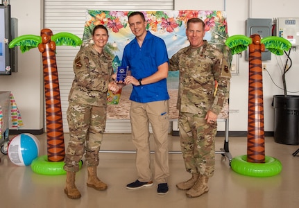 award winners at ceremony