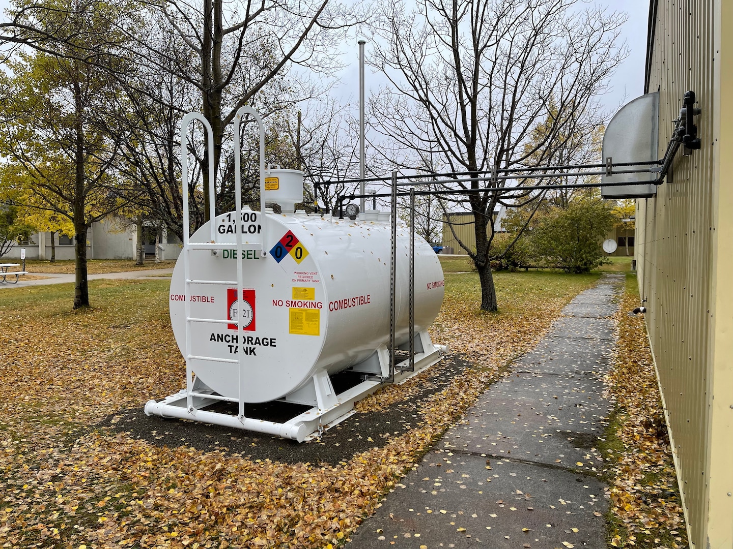 A newly installed boiler provides heat to a composite building on King Salmon Air Force Station in Alaska. The U.S. Army Corps of Engineers – Alaska District worked with the 611th Civil Engineer Squadron to improve efficiency by equipping facilities with individual heating systems with the eventual goal of decommissioning the installation’s existing central steam plant.