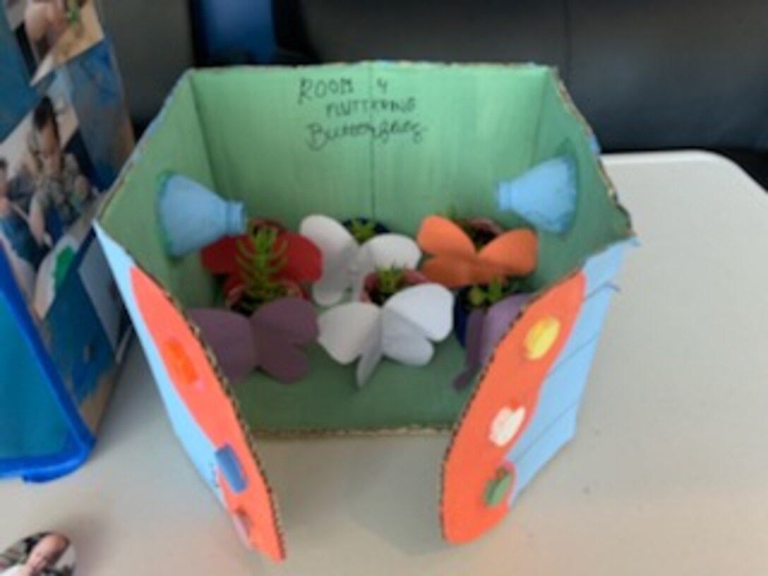 In honor of Earth Day last month, the Child Development Center and the 61st Civil Engineering and Logistics Squadron provided a fun way to develop awareness for saving the planet through building colorful and informative dioramas and planting flowers.