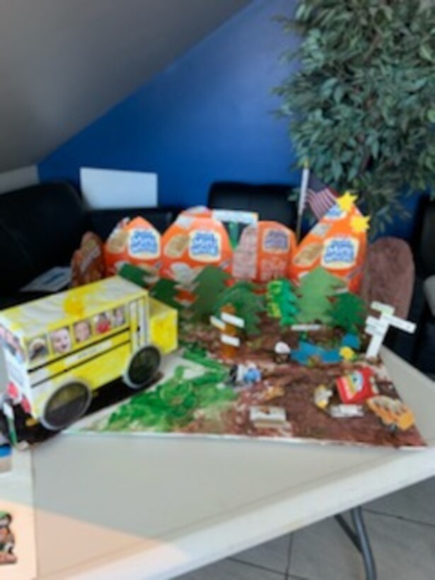 In honor of Earth Day last month, the Child Development Center and the 61st Civil Engineering and Logistics Squadron provided a fun way to develop awareness for saving the planet through building colorful and informative dioramas and planting flowers.