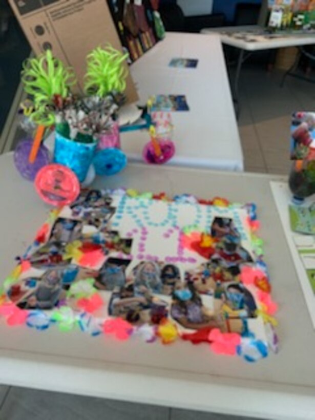 In honor of Earth Day last month, the Child Development Center and the 61st Civil Engineering and Logistics Squadron provided a fun way to develop awareness for saving the planet through building colorful and informative dioramas and planting flowers.