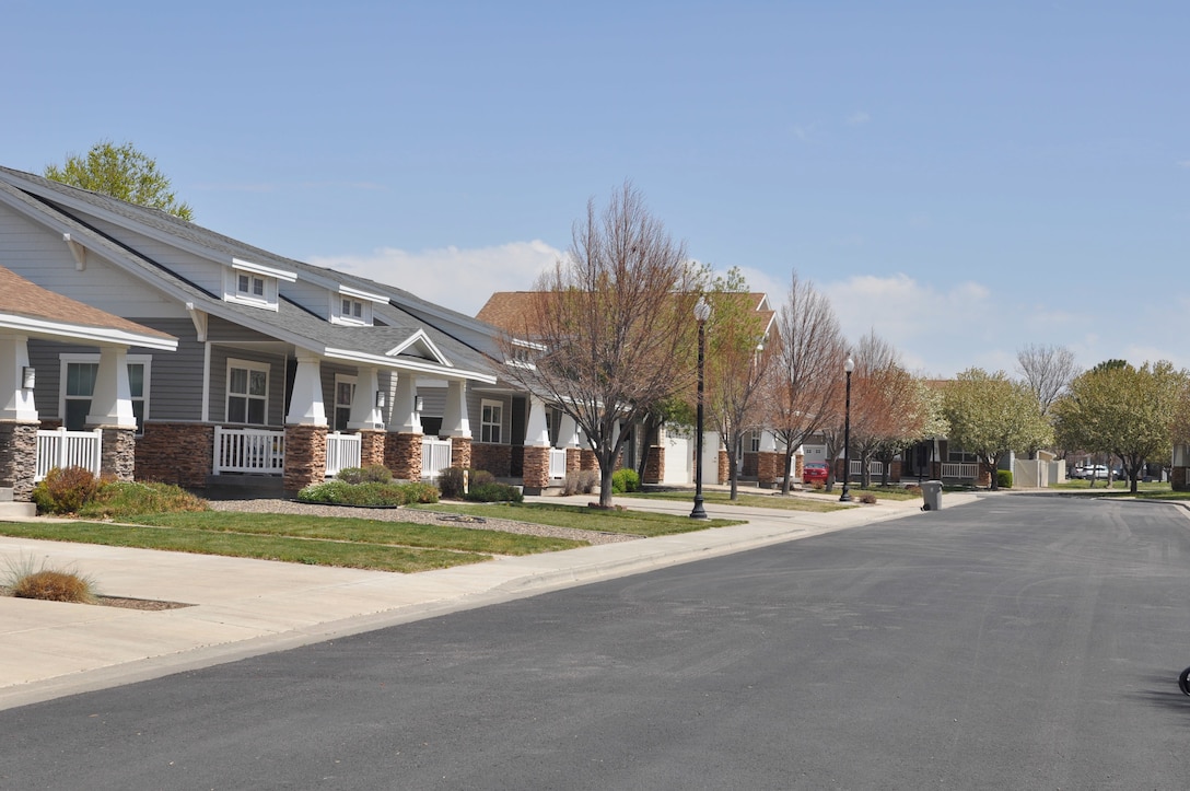 View of single-family homes on a residential street.