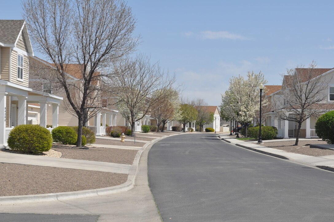 View of single-family homes on a residential street.