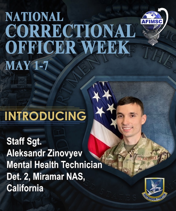 National Correctional Officers Week Spotlight Staff Sgt. Aleksandr