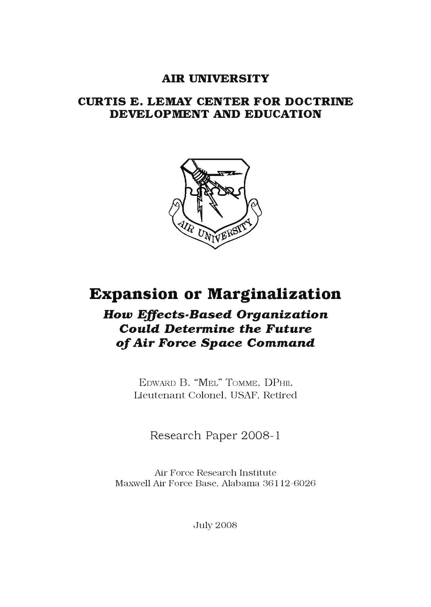 [Edward B. “Mel” Tomme, DPhil/57 Pages/AP-60]