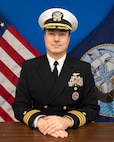 Commander Tim Oswalt, executive officer, NAS Whidbey Island, portrait.