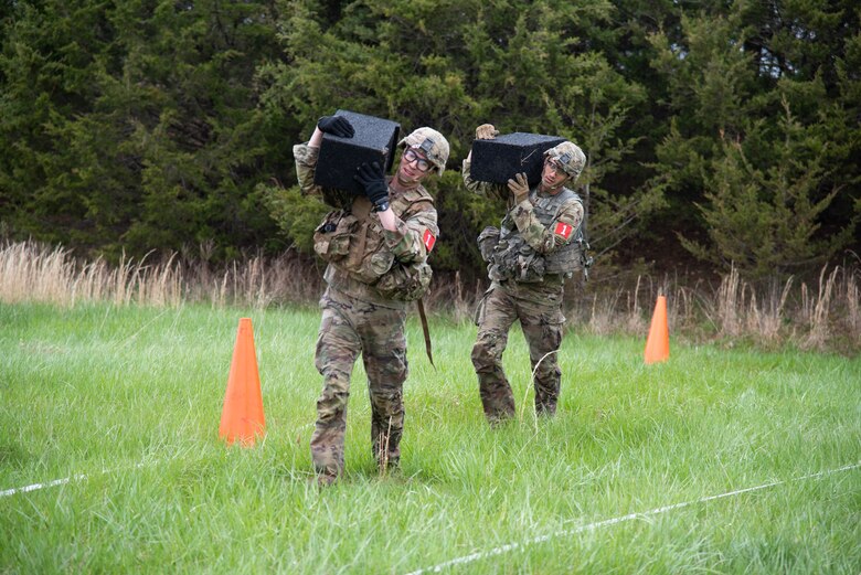 Former LRD aide-de-camps Capt. Werner and Capt. Ungerman Compete at Best Sapper Competition, with help of Capt. Provine.