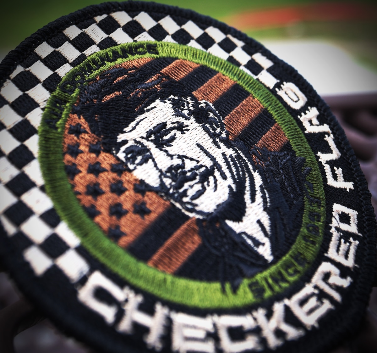 Checkered Flag 22-2 exercise patch
