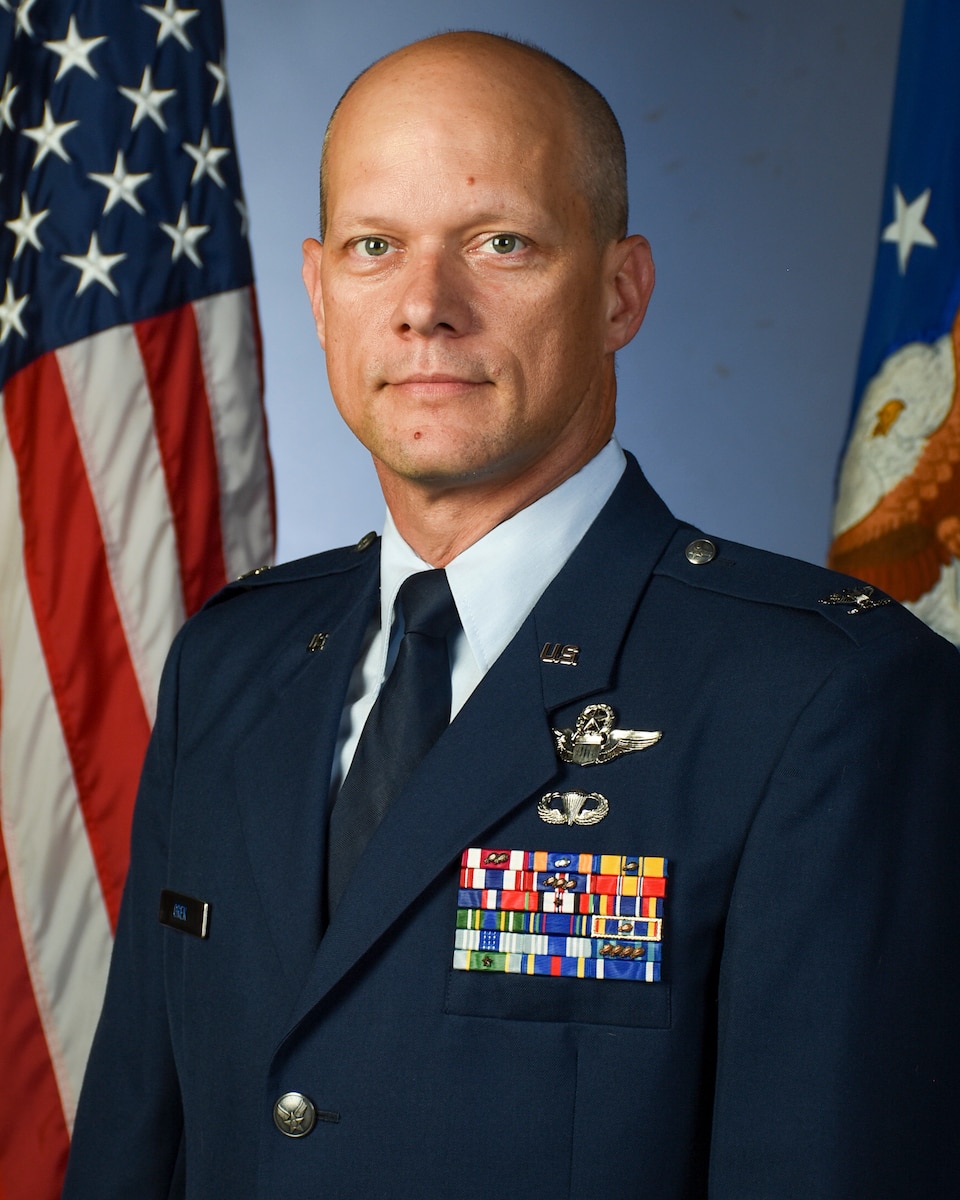 Colonel Mark A. Orek, commander of the 442d Operations Group