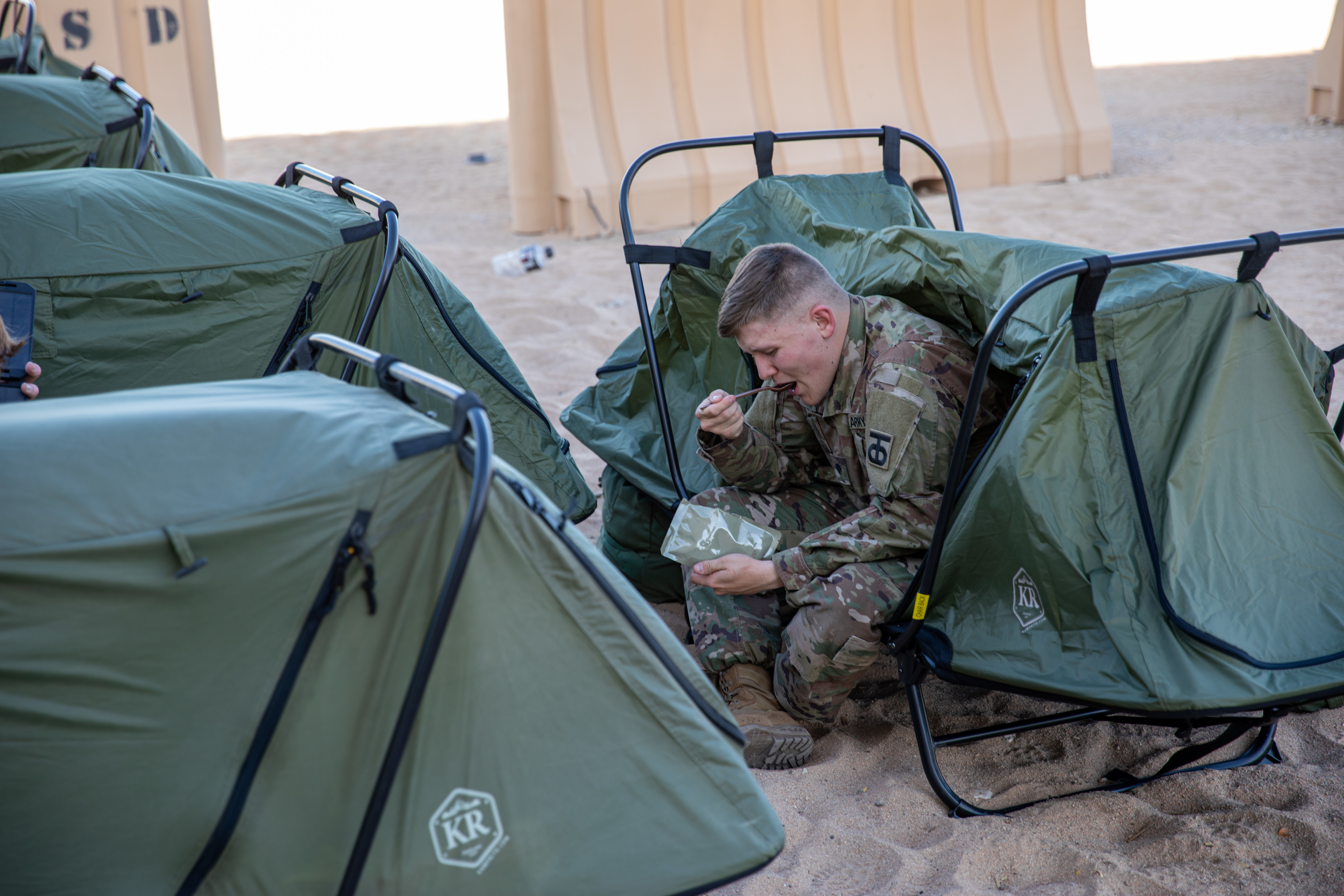 910 QM Tough Ombres arrive at NTC