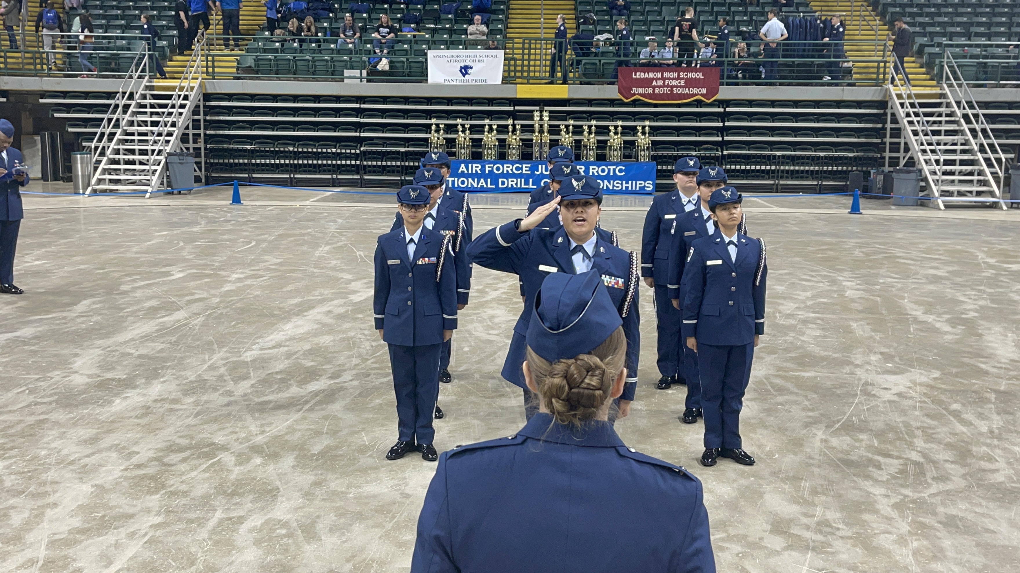 Air Force JROTC unit aims high at national drill event Maxwell