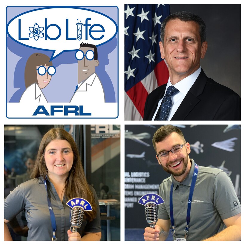 Tim Sakulich, executive director of the Air Force Research Laboratory, is the featured guest on AFRL’s “Lab Life” podcast, which is now available. Hosted by Michele Miller and Kenneth McNulty from AFRL Public Affairs, “Lab Life” brings listeners behind the scenes with Department of the Air Force scientists, engineers and professionals who are developing tomorrow’s technologies today.