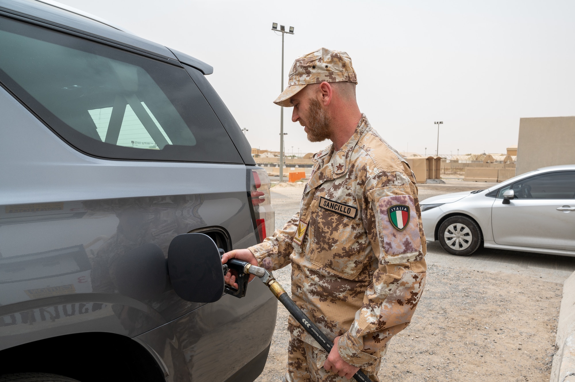 The 386th Expeditionary Logistics Readiness Squadron’s fuels management flight installed a new automated fuels service at Ali Al Salem Air Base.  Several benefits for this new fuels service implementation include allowing the fuels service center to accurately bill each vehicle and track each vehicle to each organization.