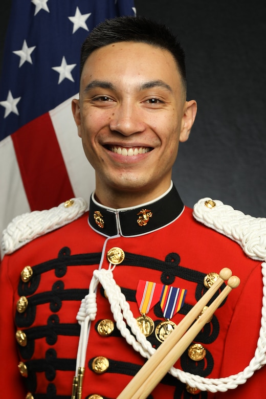 Staff Sergeant Alexander Garde, "The President's Own" United States Marine Band Percussionist, Official Portrait