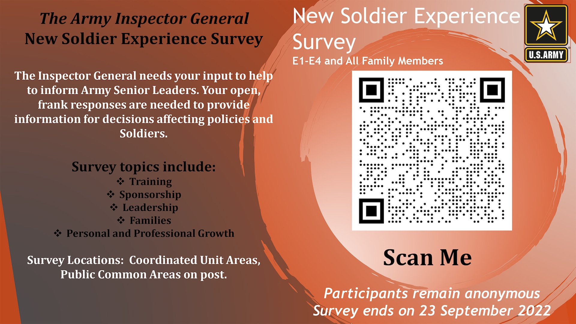 Army Inspector General team visits JBSA May 18-21 as part of New Soldier Experience inspection