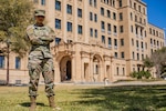 U.S. Army Staff Sgt. Zoe Marie Kimbell Tompkins featured at U.S. Army South headquarters March 15, 2022.