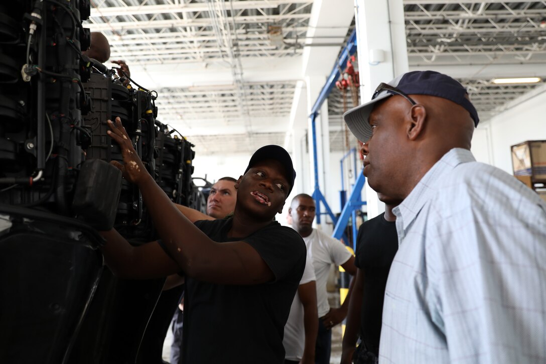 Mr. Kevin J. Bostick, director of U.S. Southern Command exercises and coalition affairs visits training sites during TRADEWINDS 22 on May 9, in Belize.