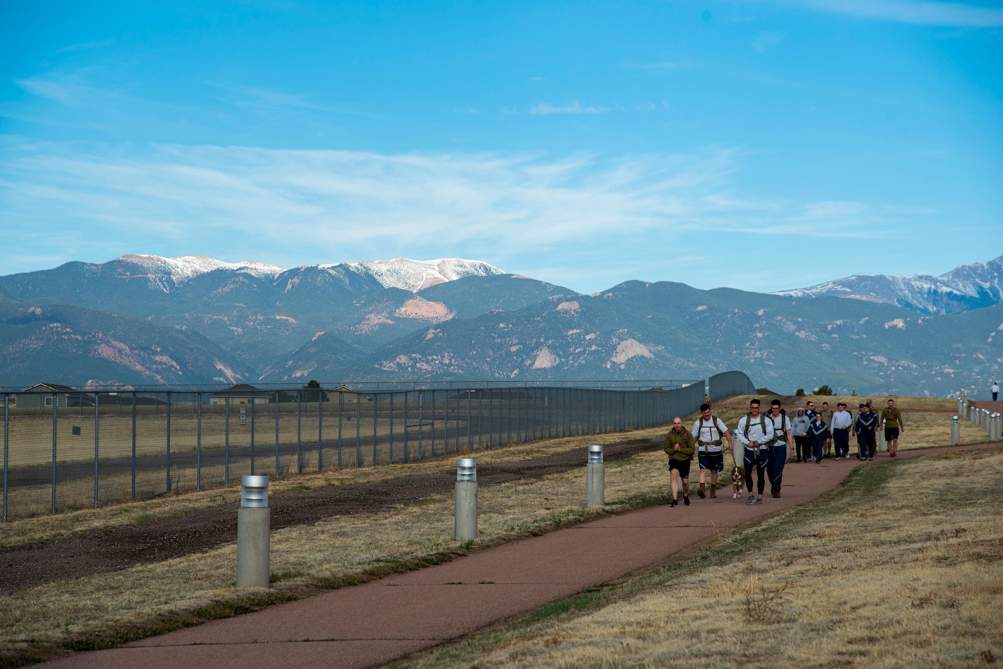 group of people walking