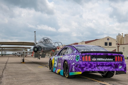 NASCAR team salutes the military at JBSA