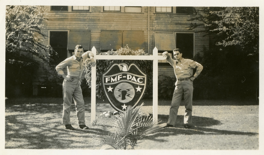 Administrative buildings located on Camp Catlin, Hawaii, Dec. 29, 1945.