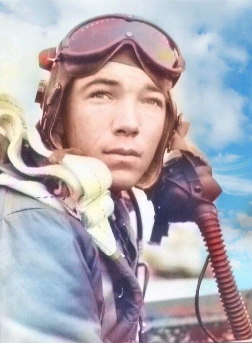 A photo of a pilot.