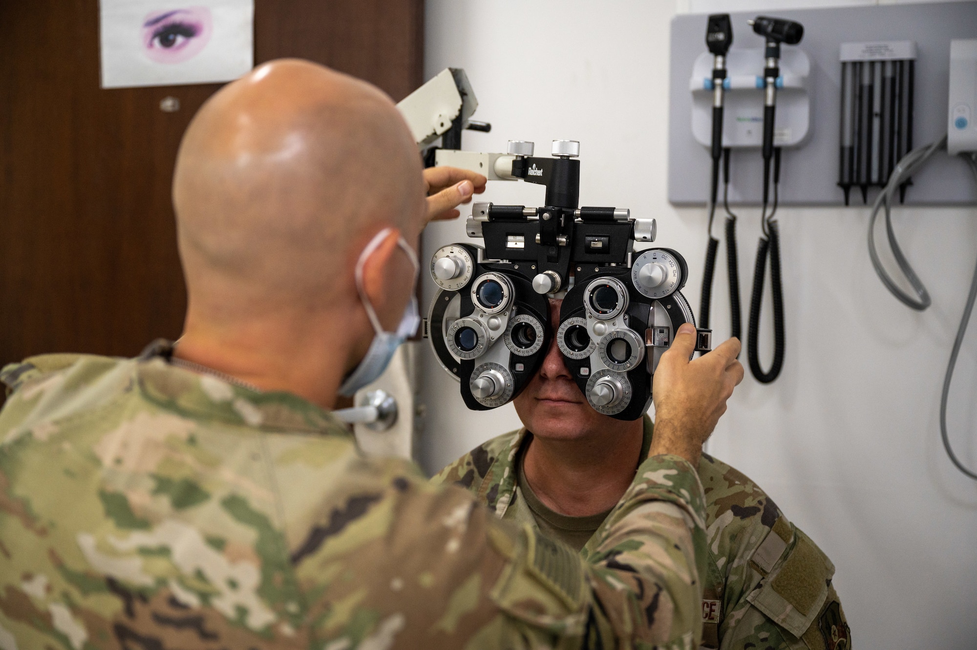 The 386th Expeditionary Medical Group hosted an optometry clinic for service members experiencing vision changes in their previous prescription or new changes that may require glasses.  It's important to have an optometry clinic available for vision readiness.
