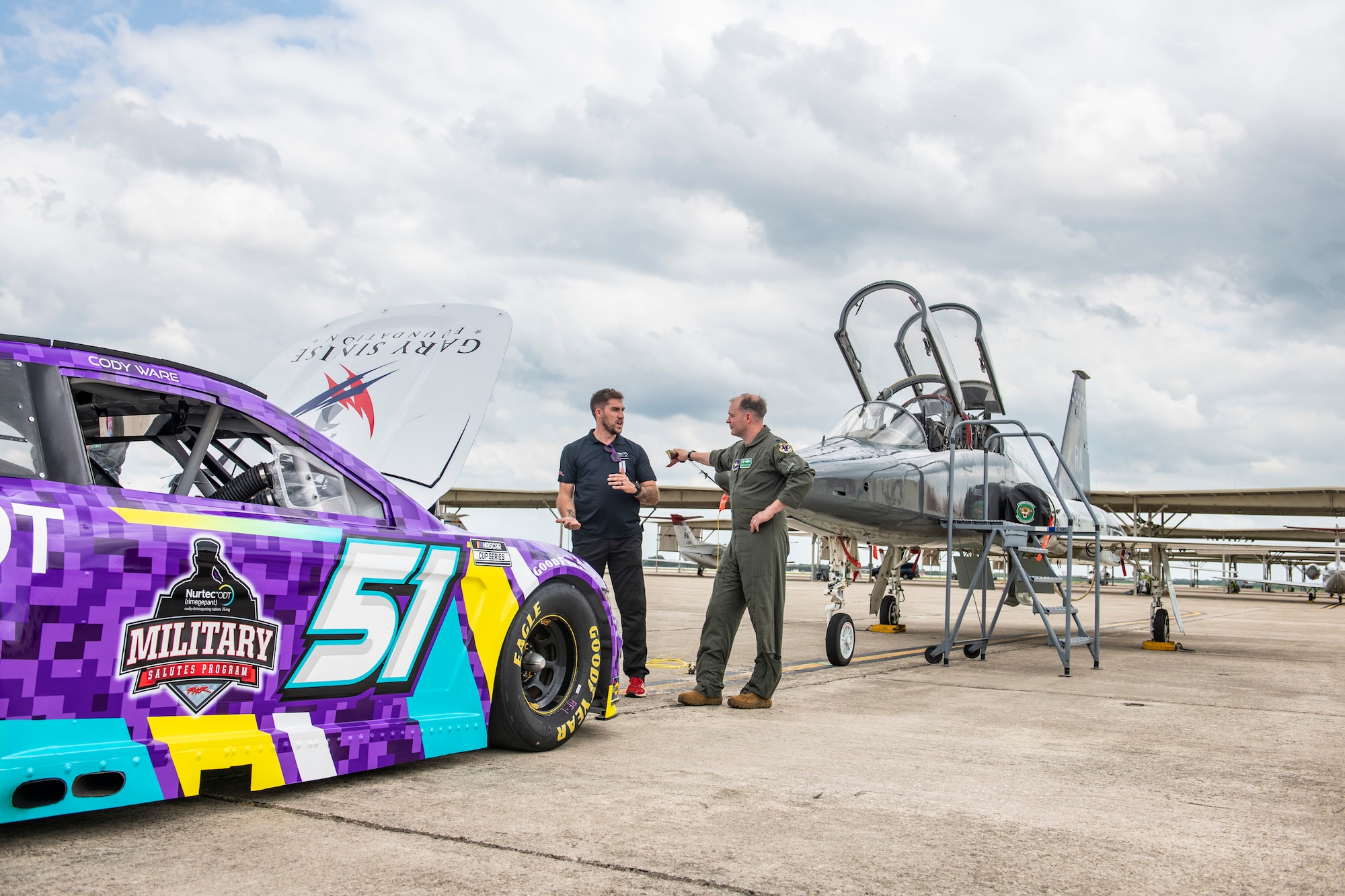 NASCAR team salutes the military at JBSA