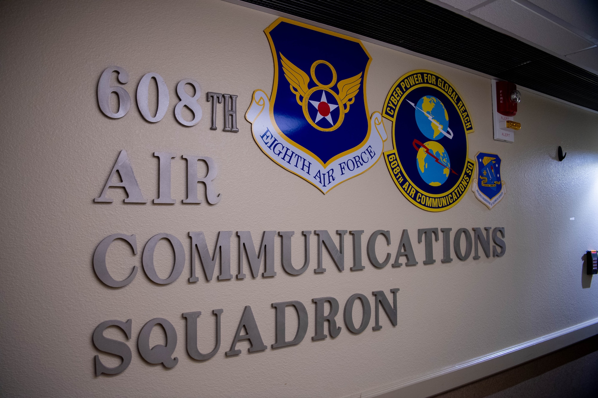The 608th Air Communications Squadron is responsible for managing the Air Operations Center weapon system, providing rapid computer network and radio support while conducting cyber maintenance and defense operations. (U.S. Air Force photo by Staff Sgt. Bria Hughes)